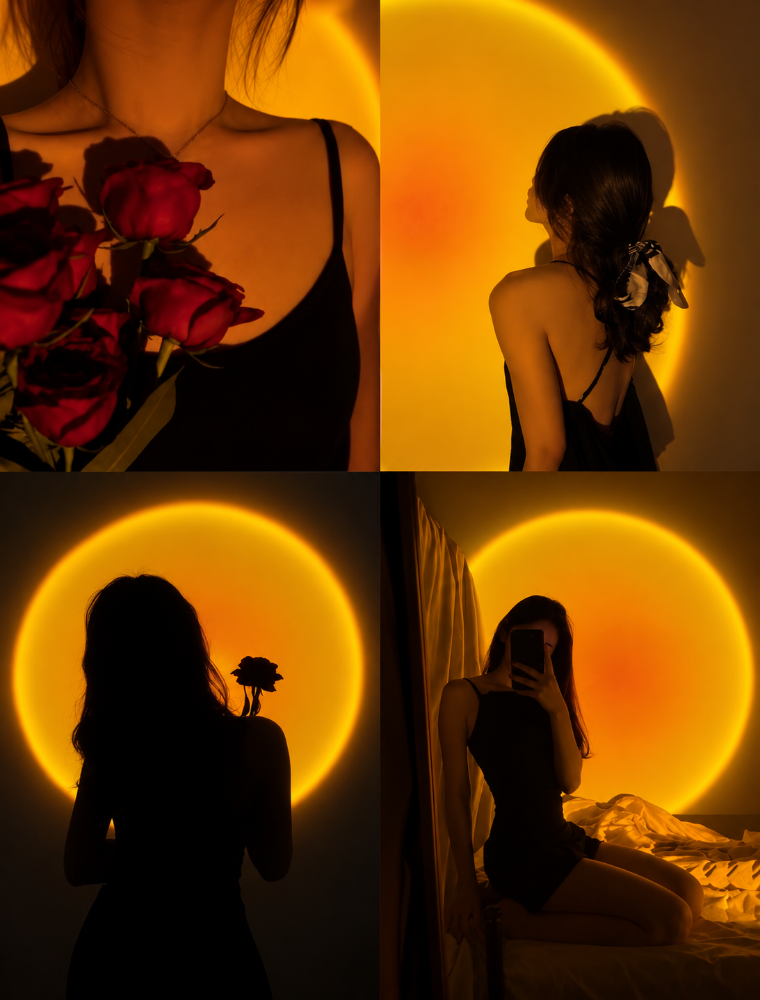 Light Projector Yellow Sunset