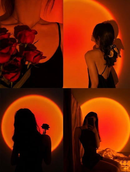 Light Projector Red Sunset