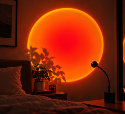 Light Projector Red Sunset