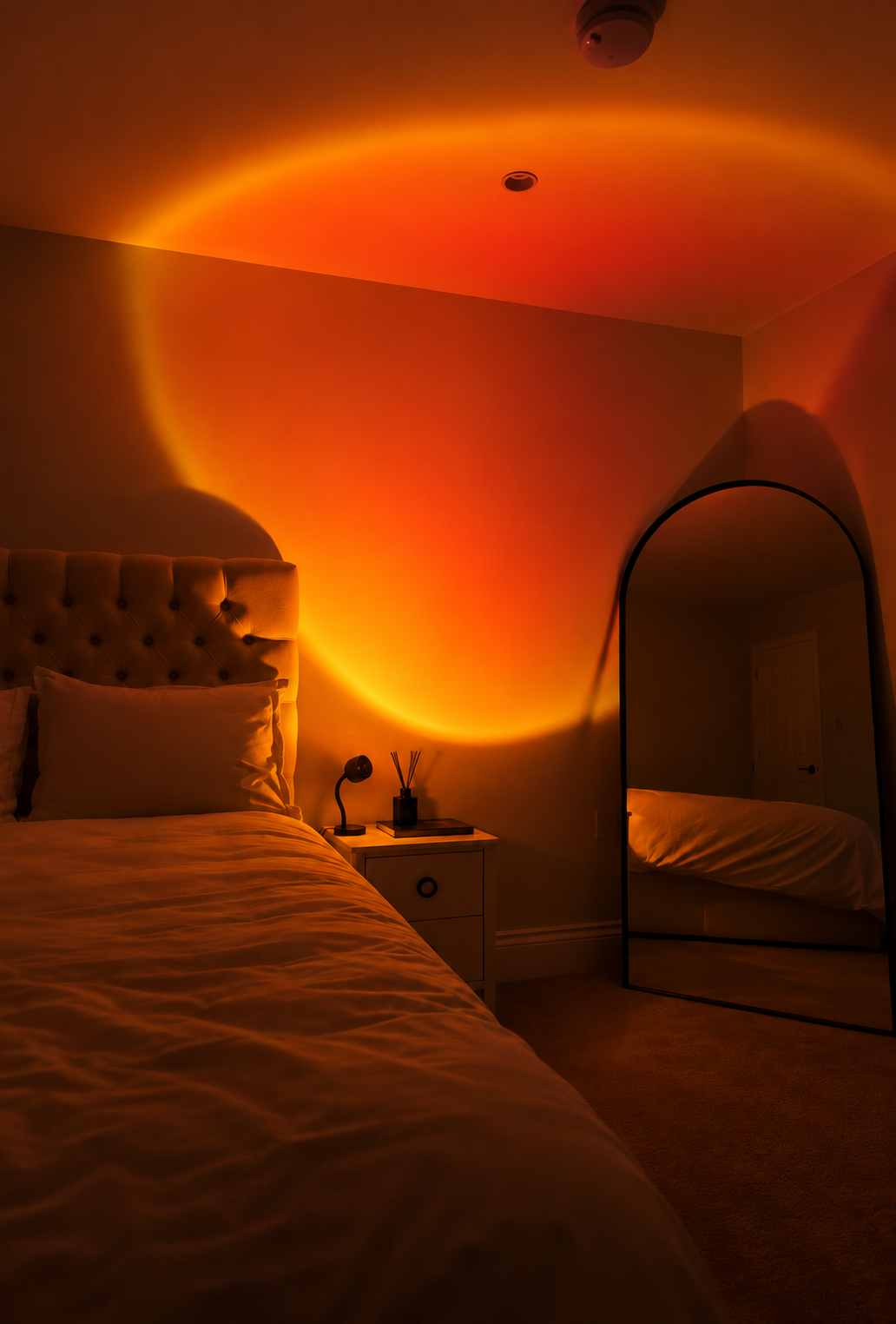 Light Projector Red Sunset