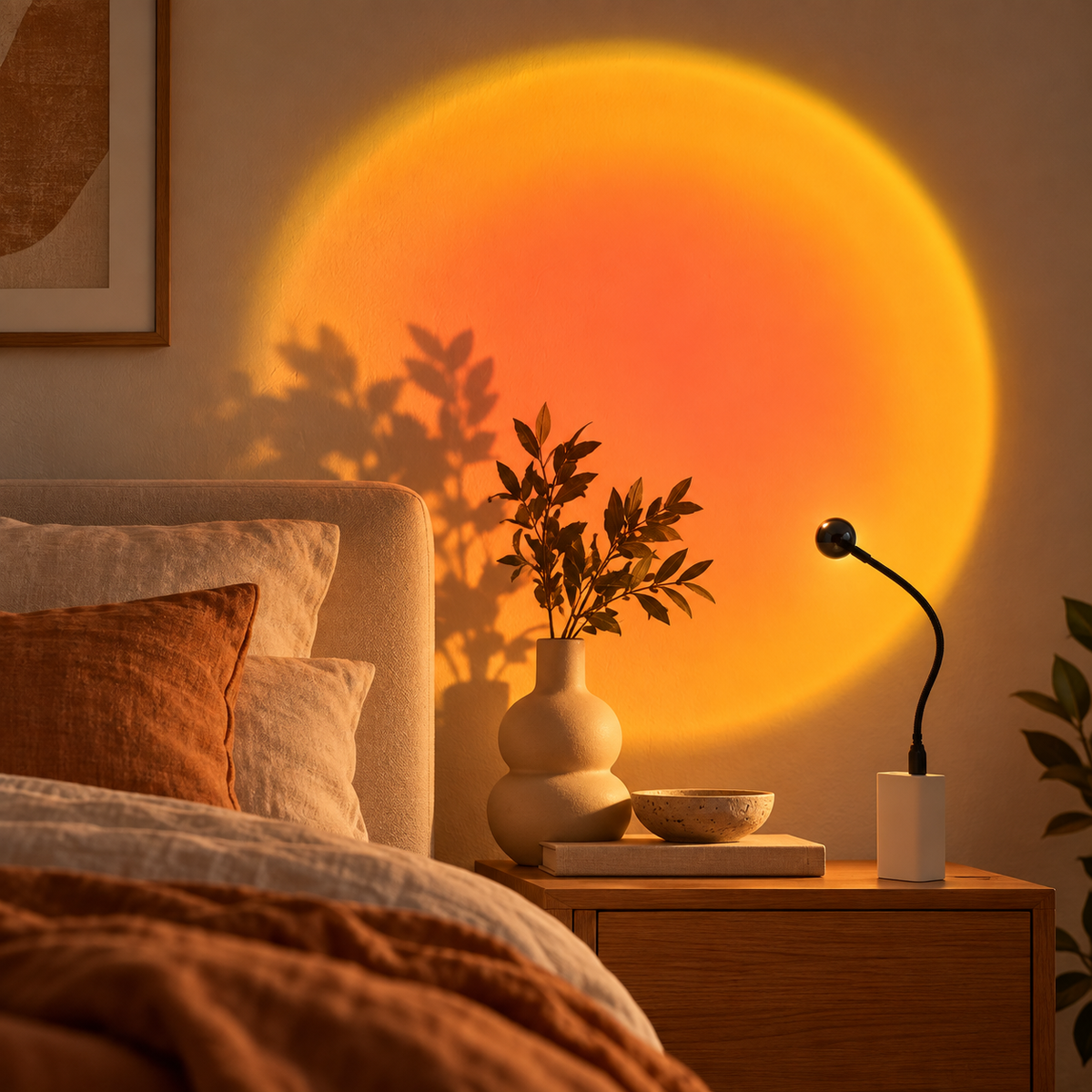 Light Projector Yellow Sunset