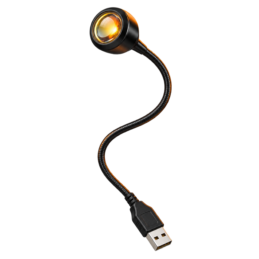 Flexible USB sunset projector