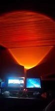 Customer red sunset light effect